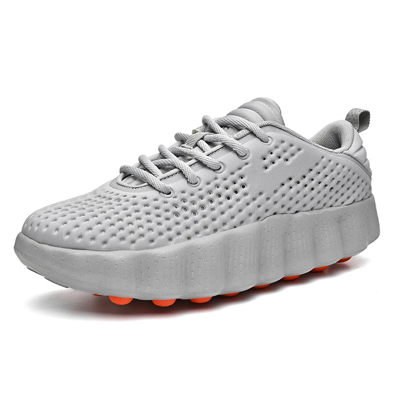 2026 New Hot Selling Fashionable Sports Shoes Comfortable Soft Sole Foot Massage Casual Shoes Rebound Cushioning Walking Shoes