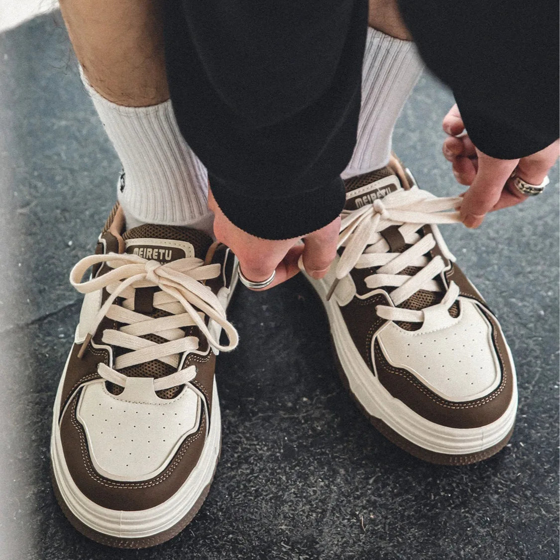 Shoes For Man Men Shoes Male Sneakers Autumn New Casual Thick Sole Student American Style Fashion Sneakers